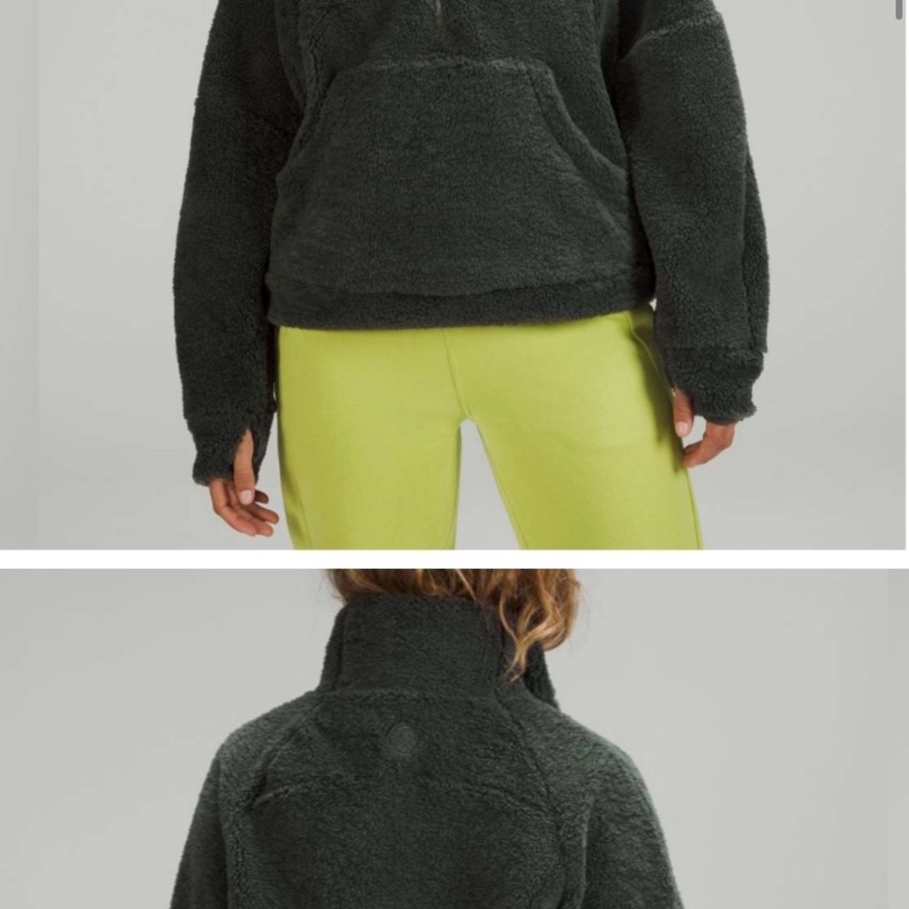 ✨✨Lululemon funnel neck scuba hoodie size xs/s smoked spruce